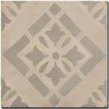 Керамическая плитка Arkadia Novecento Petali Grigio, цвет серый, поверхность матовая, квадрат, 200x200