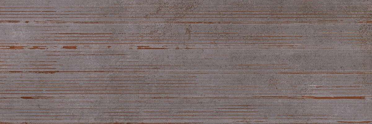 Керамическая плитка Eurotile Rebellion Relief 692 RBD3GY, цвет коричневый, поверхность матовая рельефная, прямоугольник, 300x900