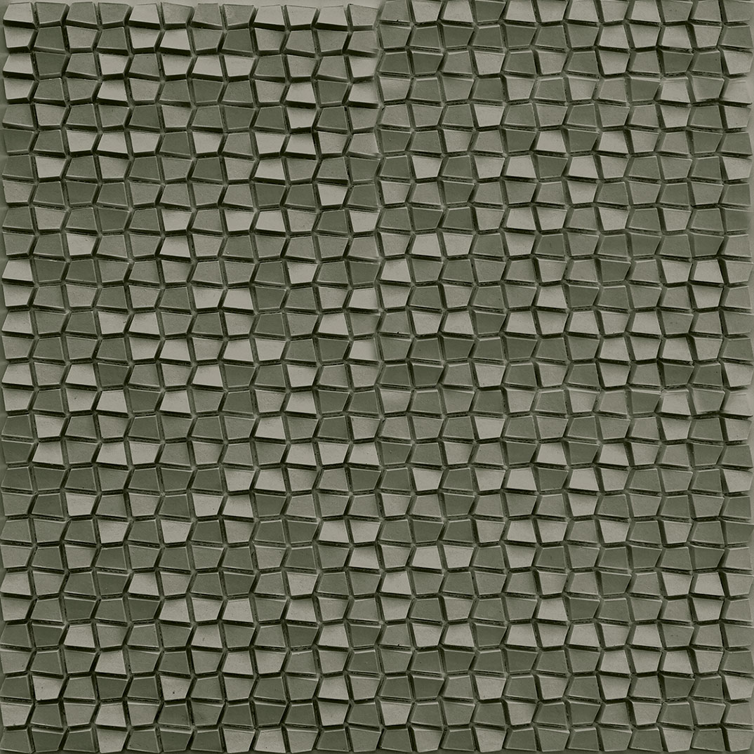 Мозаика Vallelunga Cube Grey Poli 3900034, цвет серый, поверхность матовая, квадрат, 300x300
