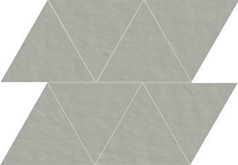 Декоративные элементы Casa Dolce Casa Neutra 04 Ferro Gres F (10X15) 6mm 749607, цвет серый, поверхность матовая, треугольник, 300x350
