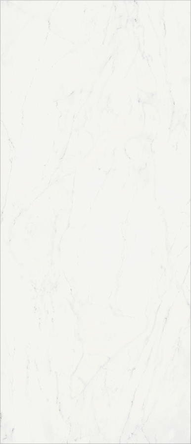 Широкоформатный керамогранит Italon Charme Deluxe Bianco Michelangelo 6mm Lux 600180000004, цвет белый, поверхность полированная, прямоугольник, 1200x2780