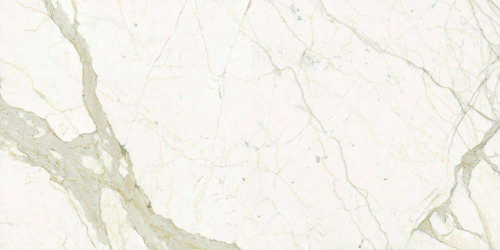 Широкоформатный керамогранит Graniti Fiandre Maximum Marmi Calacatta B Lucidato Book, цвет бежевый, поверхность полированная, прямоугольник, 1500x3000