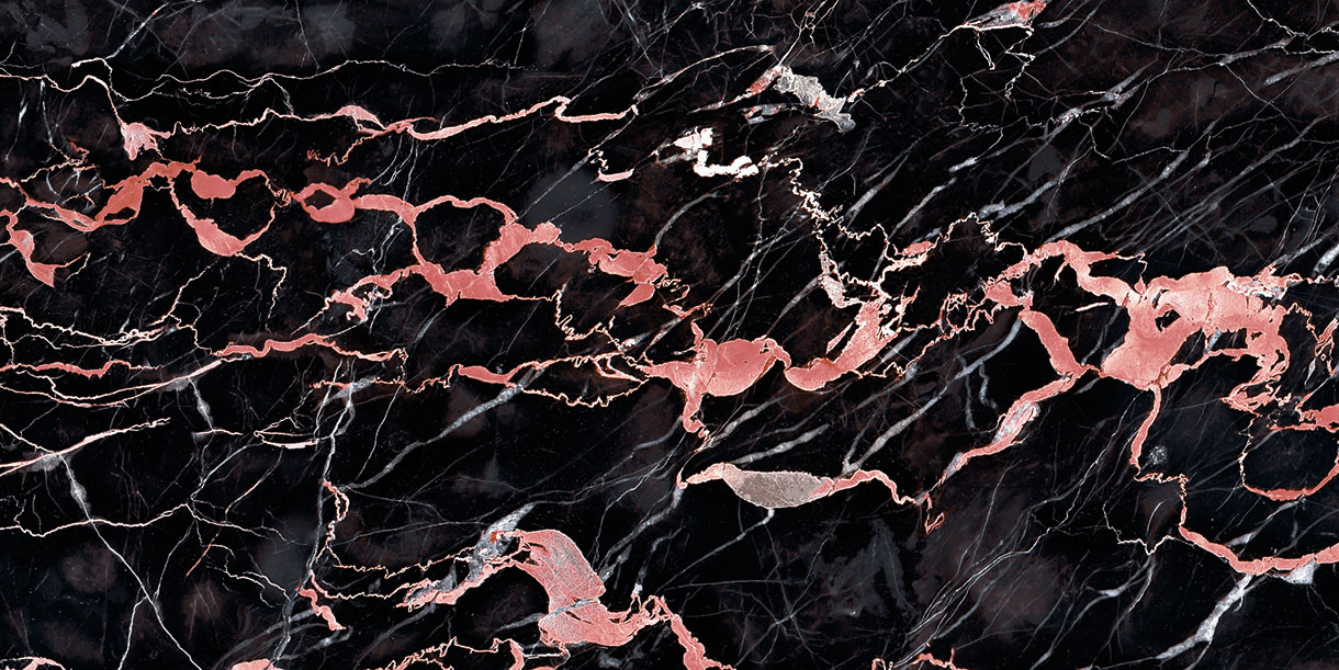Керамическая плитка Ceramique Imperiale Арман 00-00-5-18-01-45-1455, цвет чёрный розовый, поверхность глянцевая, прямоугольник, 300x600
