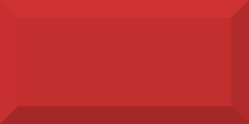Керамическая плитка Vives Mugat Rojo, цвет красный, поверхность глянцевая, кабанчик, 100x200