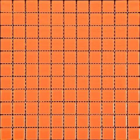 Мозаика Natural Mosaic Color Palette A-062 (B-062) (Стекло), цвет оранжевый, поверхность глянцевая, квадрат, 300x300