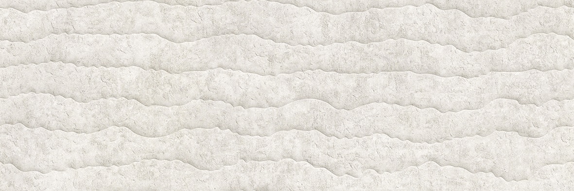Керамогранит Porcelanosa Contour White 100295026, цвет белый, поверхность матовая 3d (объёмная), прямоугольник, 333x1000