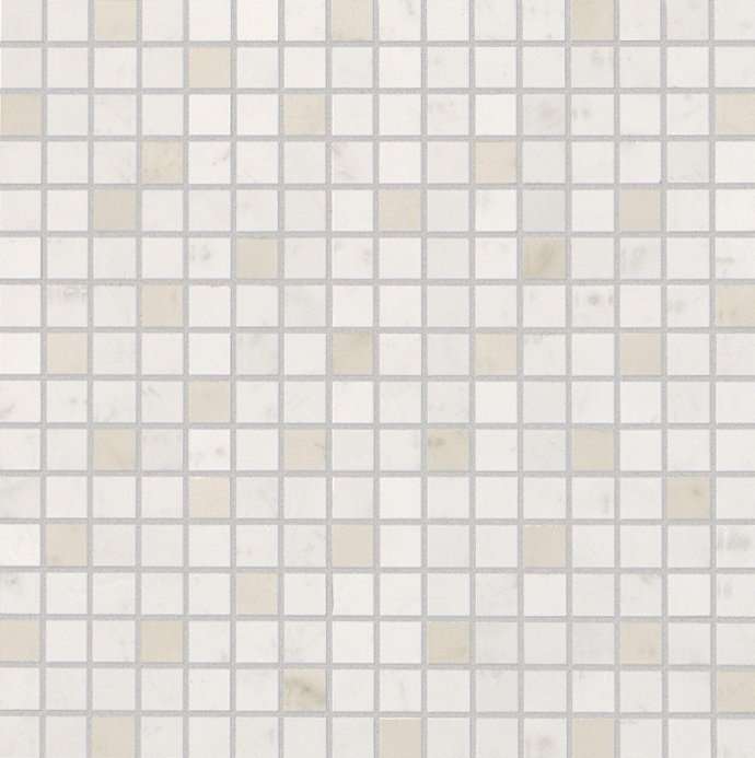 Мозаика Fap Roma Diamond Carrara Mosaico fNH1, цвет белый, поверхность глянцевая, квадрат, 305x305