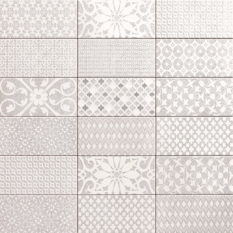 Декоративные элементы Mainzu Menfis Tebas Grey, цвет серый, поверхность матовая, прямоугольник, 100x200