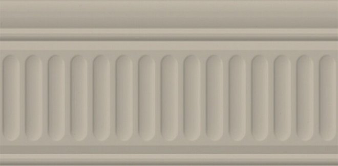 Бордюры Kerama Marazzi Бордюр Бланше серый структурированный 19050\3F, цвет серый, поверхность глянцевая, прямоугольник, 99x200