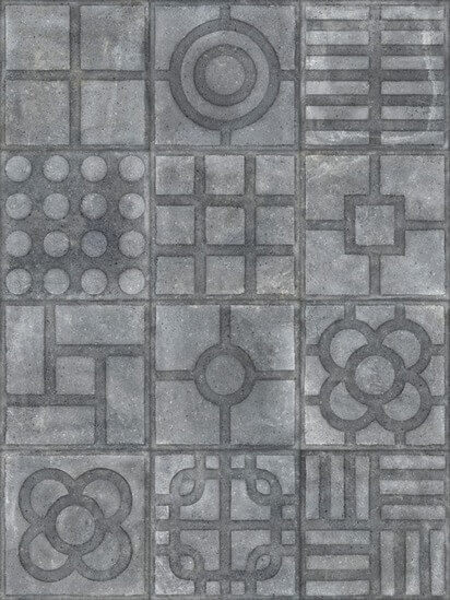 Керамическая плитка Vives Paulista Grafito Antideslizante, цвет серый, поверхность матовая, квадрат, 200x200