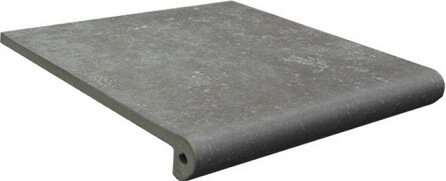Ступени Exagres Peldano Stone Gris, цвет серый, поверхность матовая, квадрат с капиносом, 330x330