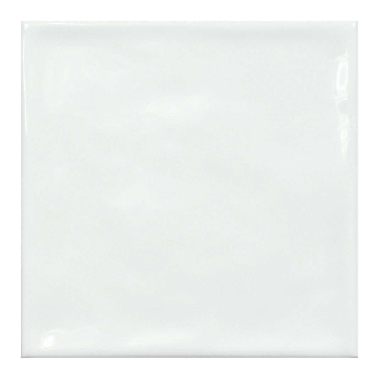 Керамическая плитка El Barco Rodin Neutro, цвет белый, поверхность глянцевая, квадрат, 150x150