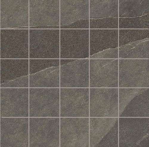 Мозаика Impronta Shale Ash Mosaico SL043MA, цвет серый, поверхность матовая, квадрат, 300x300
