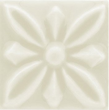 Вставки Adex ADST4054 Relieve Flor № 1 Bamboo, цвет бежевый, поверхность глянцевая, квадрат, 30x30
