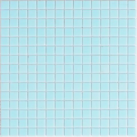 Мозаика Alma Mosaic Sandy SBN308, цвет голубой, поверхность глянцевая, квадрат, 327x327