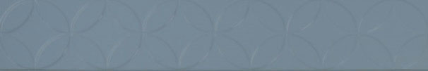 Декоративные элементы Heralgi Hampton Dec Steel Blue, цвет синий, поверхность глянцевая, прямоугольник, 100x600