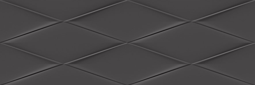 Керамическая плитка Cersanit Vegas Черный VGU232, цвет чёрный, поверхность структурированная, прямоугольник, 250x750