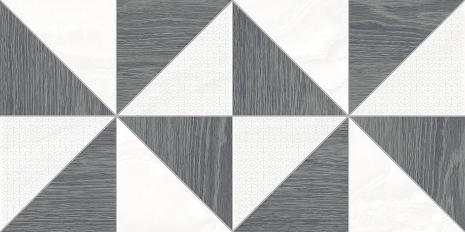 Декоративные элементы Laparet Mania Anais Декор Серый, цвет белый серый, поверхность глянцевая, прямоугольник, 250x500