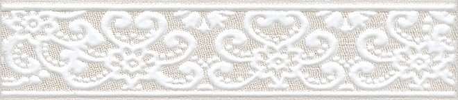 Бордюры Kerama Marazzi Бордюр Мерлетто HGD\A208\6322, цвет белый, поверхность матовая, прямоугольник, 54x250