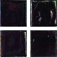 Мозаика JNJ Mosaic Ice Jade IC35, цвет чёрный, поверхность глянцевая, квадрат, 150x150