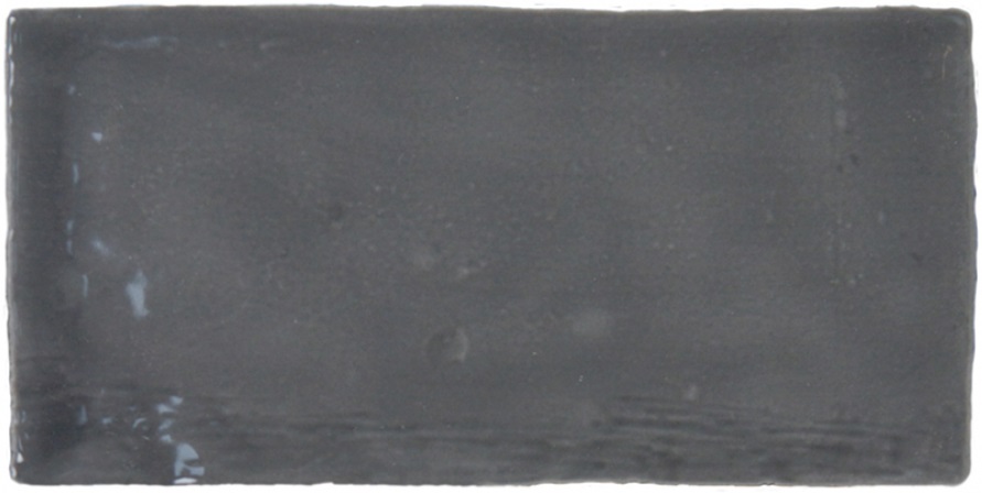 Керамическая плитка Monopole New Country Asfalt, цвет чёрный, поверхность глянцевая, прямоугольник, 75x150