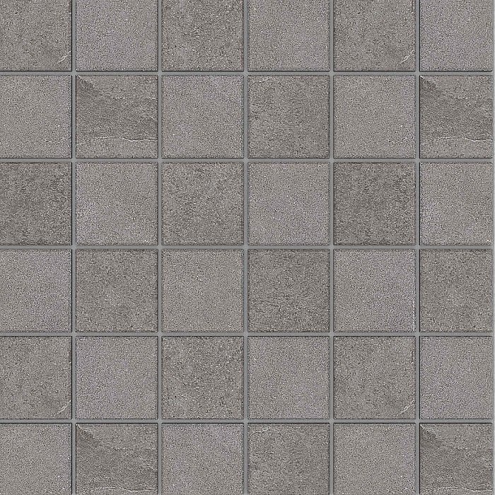 Мозаика Estima Luna Grey LN02/TE02 Неполированный 30x30 36757, цвет серый, поверхность матовая, квадрат, 300x300