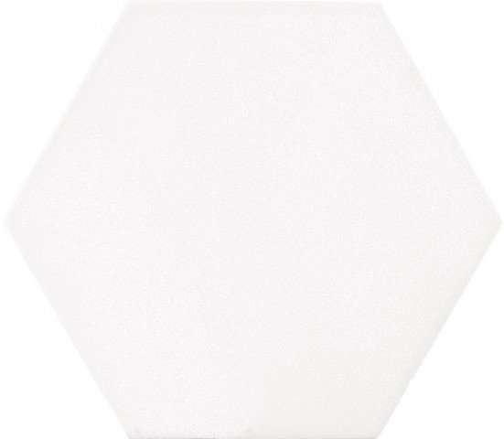 Керамогранит Pamesa Mayfair Blanco Compacglass, цвет белый, поверхность сатинированная, шестиугольник, 198x228