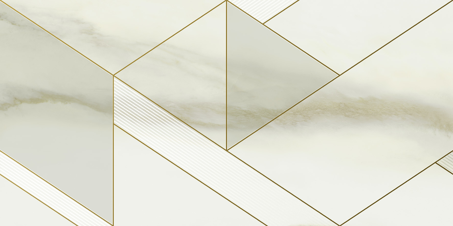Декоративные элементы Italon Charme Advance Cremo Ins Golden Line Matt 600080000425, цвет белый, поверхность матовая, прямоугольник, 400x800