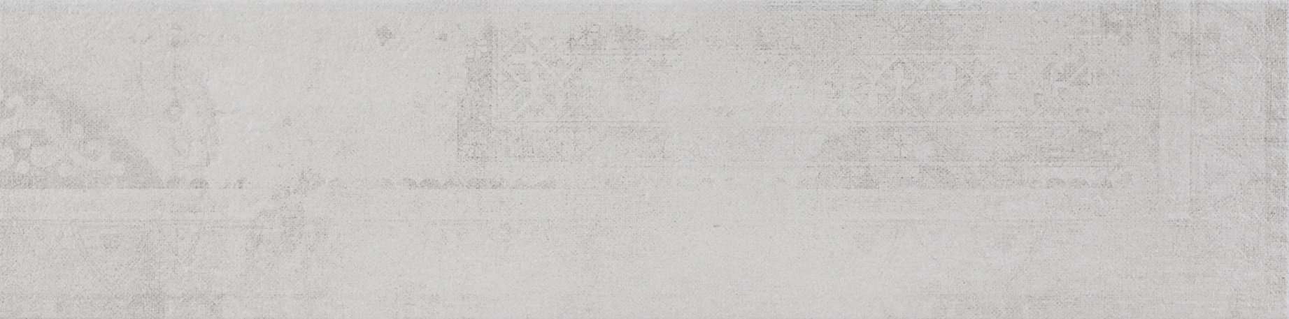 Керамогранит Argenta Indore Decor White, цвет серый, поверхность матовая, прямоугольник, 225x900