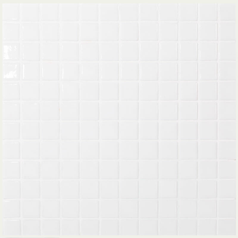 Мозаика Vidrepur Colors № 100 (На Сцепке), цвет белый, поверхность глянцевая, прямоугольник, 317x396