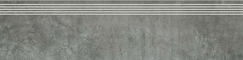 Ступени Paradyz Scratch Nero Stopnica Prosta Nacinana Mat., цвет серый, поверхность матовая, прямоугольник, 298x1198