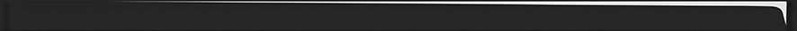 Бордюры Cersanit Vegas Стеклянный Черный UG1U232, цвет чёрный, поверхность глянцевая, прямоугольник, 300x750