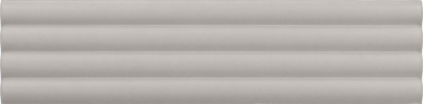 Керамическая плитка Equipe Costa Nova Onda Grey Matt 28527, цвет серый, поверхность матовая 3d (объёмная), прямоугольник, 50x200