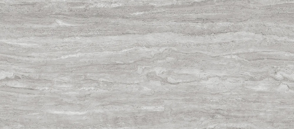 Широкоформатный керамогранит Fondovalle Royal Travertino Griseo Vein ROT018, цвет серый, поверхность матовая, прямоугольник, 1200x2780