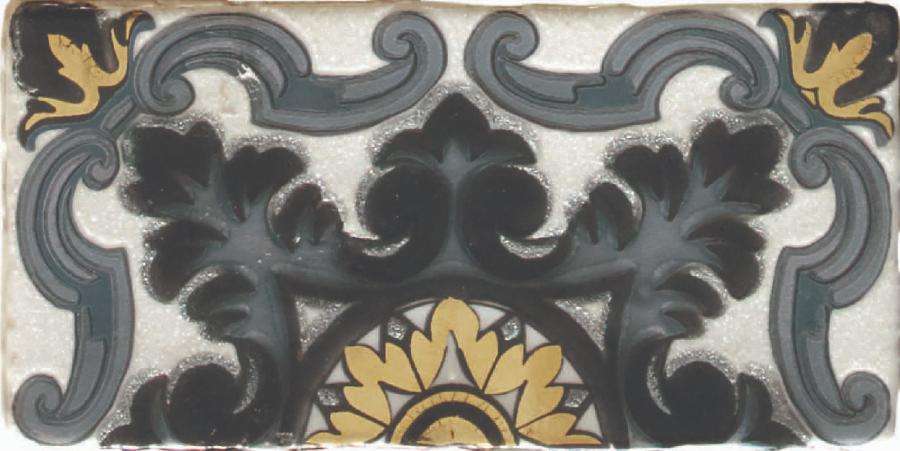 Декоративные элементы Latina Ceramica Arezzo Oro Conjunto 2, цвет разноцветный, поверхность матовая, кабанчик, 75x150