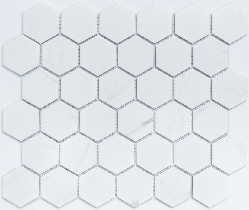Мозаика NS Mosaic PS5159-12, цвет белый, поверхность матовая, квадрат, 281x325