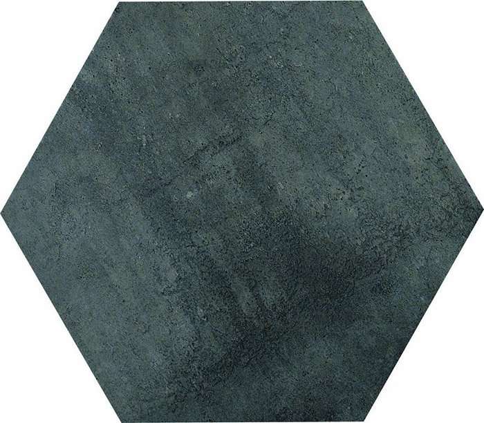Керамогранит Tagina Apogeo Esagona Black 8BF14ES, цвет чёрный, поверхность матовая, квадрат, 314x314