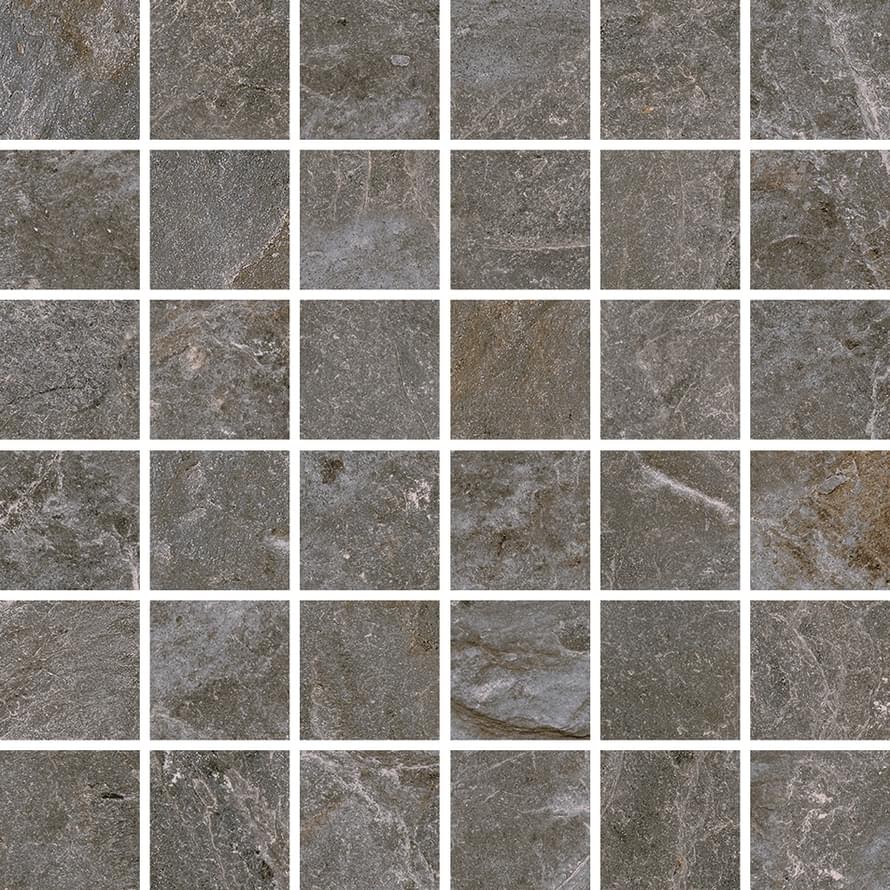 Мозаика Monocibec Dolomite Grey Mos (4,7X4,7) 92923, цвет серый, поверхность матовая, квадрат, 300x300