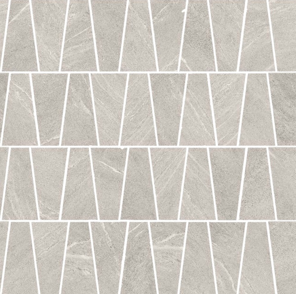 Мозаика Sant Agostino Waystone Trapex Pearl CSAPWYPE30, цвет серый, поверхность матовая, квадрат, 300x300