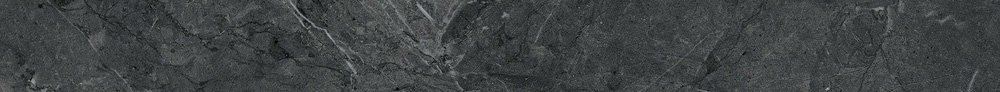 Бордюры ABK Sensi Batt. Pietra Grey Sable Ret 1SR01701, цвет чёрный, поверхность натуральная, прямоугольник, 55x600