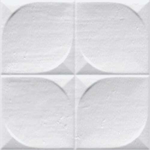 Керамическая плитка Vives Sindhi Blanco, цвет белый, поверхность глянцевая, квадрат, 130x130
