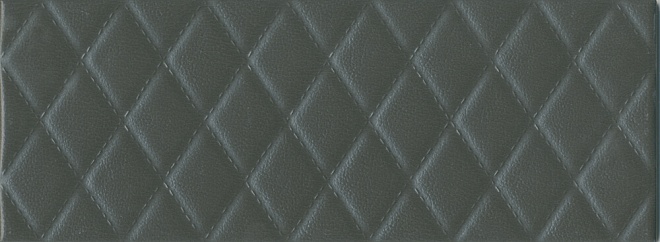 Керамическая плитка Kerama Marazzi Зимний Сад Чёрный Структура 15126, цвет чёрный, поверхность матовая, прямоугольник, 150x400