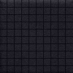 Мозаика Ce.Si Full Body Carbonio Su Rete 1x1, цвет чёрный, поверхность матовая, квадрат, 300x300