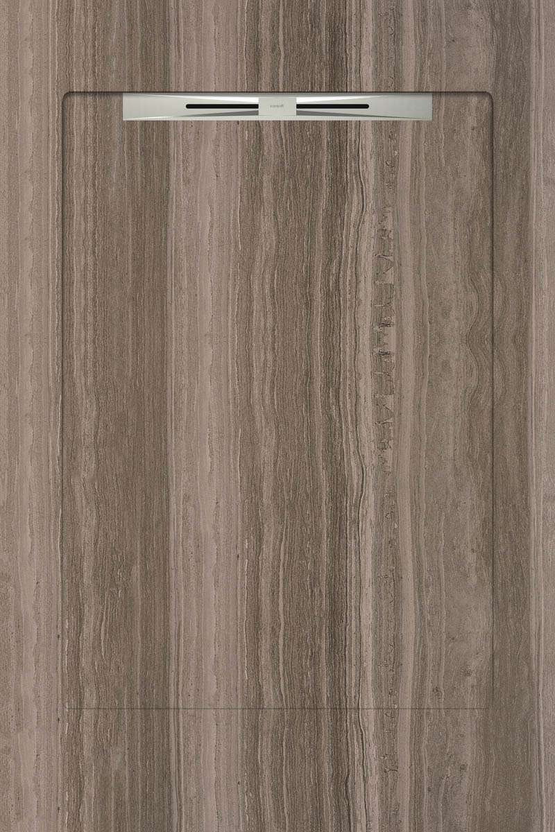 Спецэлементы Aquanit Serpegiante Vizon Slope Line, цвет коричневый, поверхность матовая, прямоугольник, 900x1350