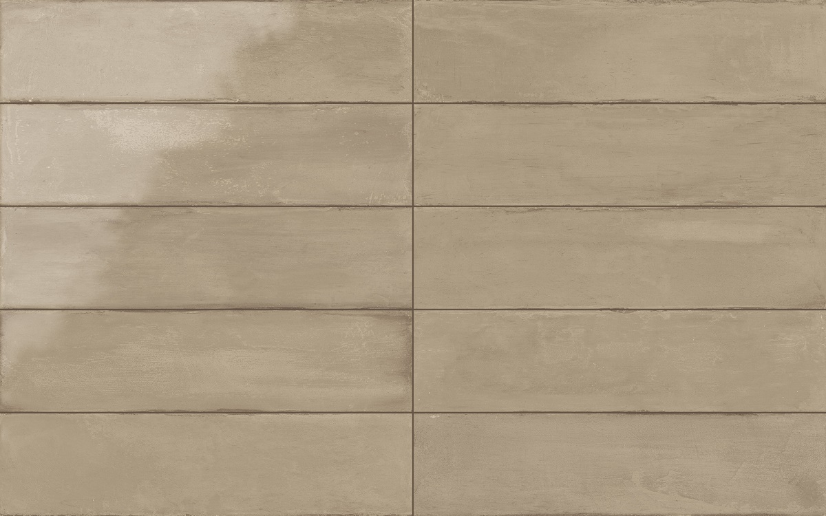 Керамическая плитка Iris Elementi Avorio Glossy 537006, цвет коричневый, поверхность глянцевая, прямоугольник, 75x300