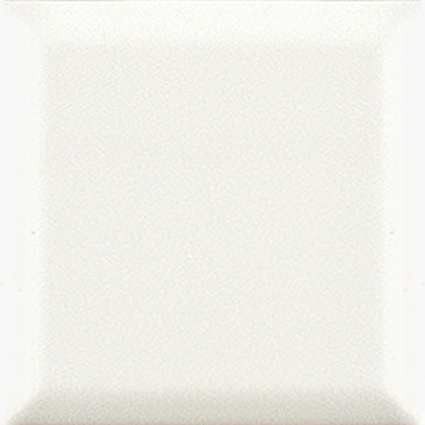 Керамическая плитка Bayker Edge Bianco, цвет белый, поверхность глянцевая, квадрат, 100x100