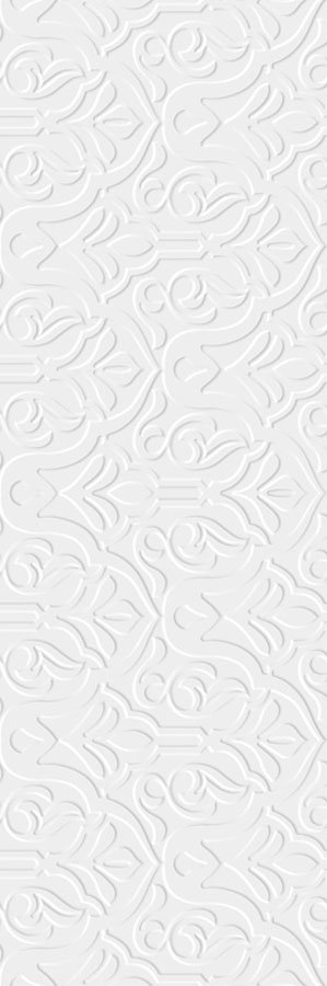 Керамическая плитка Paradyz Tel Awiv Bianco Struktura A, цвет белый, поверхность матовая, квадрат, 298x898