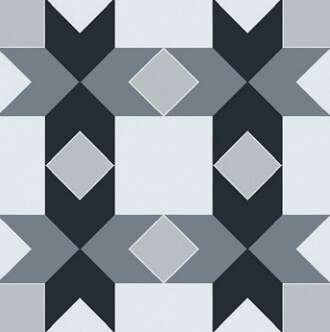 Керамогранит Heralgi Gio Zahara Grey, цвет серый, поверхность матовая, квадрат, 200x200