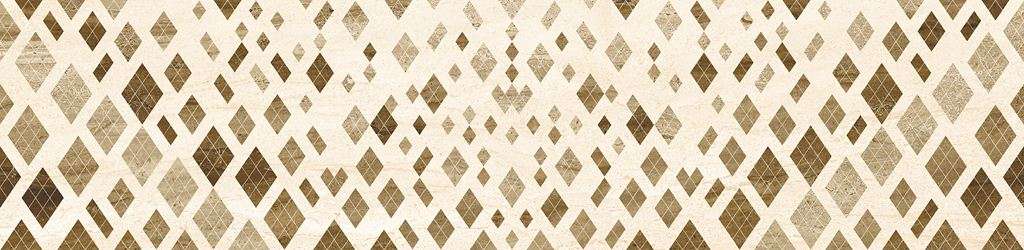 Декоративные элементы Mayolica Decor Chelsea Biege, цвет бежевый, поверхность глянцевая, прямоугольник, 230x950