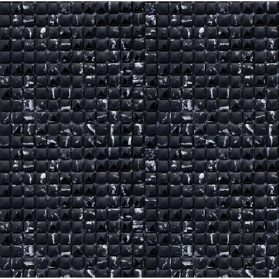 Мозаика  Square Black Dark Black Np JSP0808FX-HB, цвет чёрный, поверхность натуральная, квадрат, 300x300